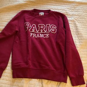 Paris France Crew Neck